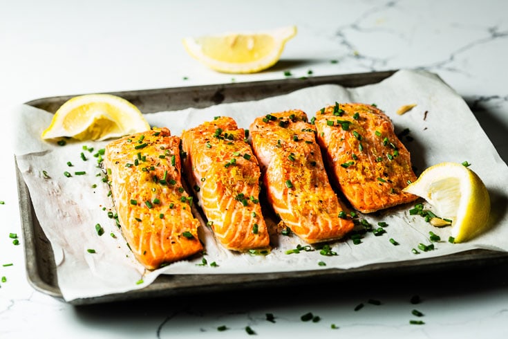 Baked salmon pic